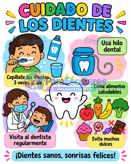 Póster Cuidado De Los Dientes